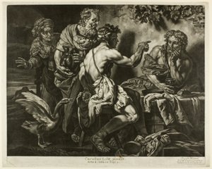 Jupiter und Merkur mit Philemon und Baucis