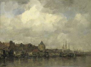 Der Schreierstoren an der Außenseite von Amsterdam von Jacob Maris
