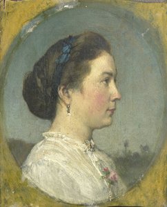 Porträt von Catharina Hendrika Horn, der Frau des Künstlers