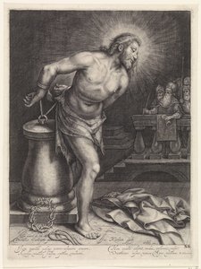 Christus an der Geißelsäule von Jacob Matham