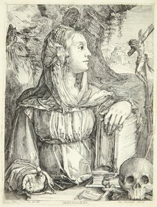 Die reuige Maria Magdalena von Jacob Matham
