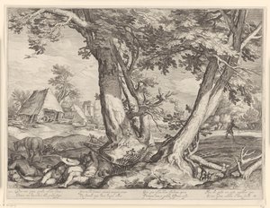 Landschaft mit dem Gleichnis vom Sämann