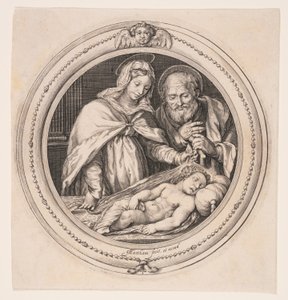 Die Heilige Familie von Jacob Matham