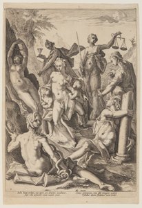 Die sieben Tugenden von Jacob Matham