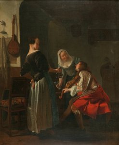 Fröhliche Gesellschaft, um 1665