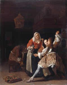 Der umarmende Kavalier, ca. 1660-65