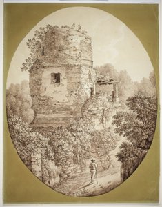 Turm mit gehendem Mann