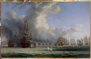 Die Schlacht von Çeşme. Beginn der Kämpfe am 5. Juli 1770