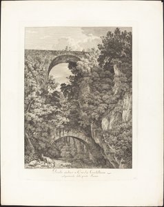 Antike Brücke in Civitá Castellana, volkstümlich Ponte Terano genannt