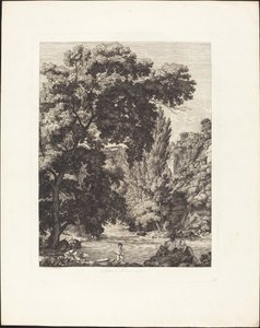 Unter der Ponte Lupo in Tivoli von Jacob Wilhelm Mechau