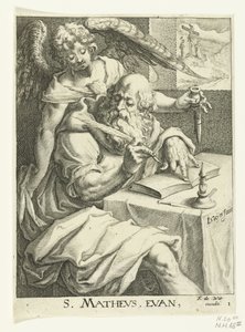 Evangelist Matthäus von Jacob de Gheyn (II) (workshop of)