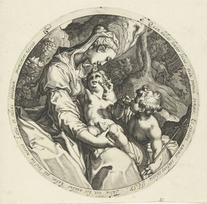 Maria mit Christuskind und Johannes dem Täufer