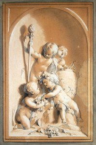 Allegorie des Herbstes von Jacob de Wit