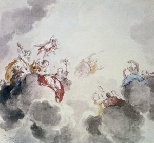 Himmlische Szene, 18. Jahrhundert