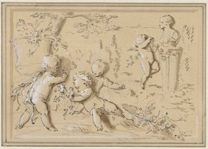 Frühling (Die vier Jahreszeiten) von Jacob de Wit