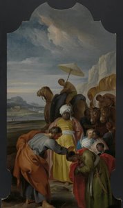 Der heilige Philippus tauft den Eunuchen