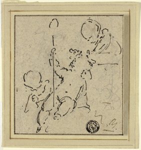 Drei Putti von Jacob de Wit