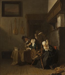 Nachsichtige alte Dame von Jacob van Loo
