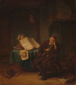 Philosoph in seinem Arbeitszimmer von Jacob van Spreeuwen