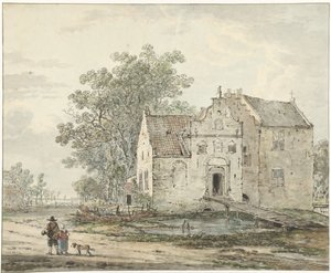Schloss IJzendoorn in der Betuwe von Jacob van Strij