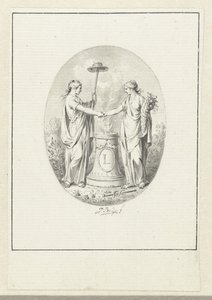 Allegorische Darstellung der Freiheit von Jacobus Buys