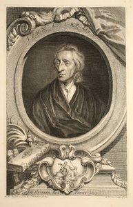 Porträt von John Locke, Illustration aus 