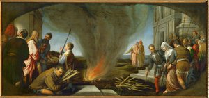 Tamar wird zum Scheiterhaufen geführt