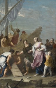 Trojanischer Krieg: Die Entführung von Helena von Jacopo Amigoni