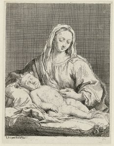Maria mit Kind von Jacopo Amigoni