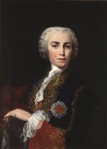 Porträt von Carlo Broschi genannt Farinelli, italienischer Kastratensänger