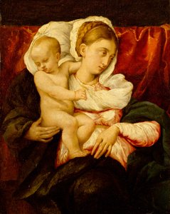Madonna und Kind von Jacopo Bassano