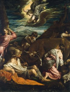 Die Verkündigung an die Hirten von Jacopo Bassano il vecchio