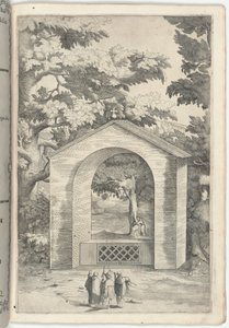 Kapelle der Quelle im Buchenbaum [Tafel Q] von Jacopo Ligozzi