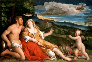 Mars, Venus und Amor, 1520er Jahre
