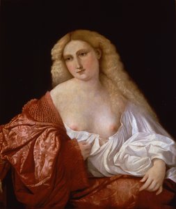 Porträt einer Frau, Porträt einer Kurtisane, 1520