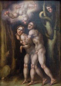 Vertreibung von Adam und Eva aus dem irdischen Paradies