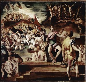 Martyrium des heiligen Mauritius und der legendären römischen Thebäischen Legion