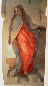 Die Verkündigung (Detail) von Jacopo Pontormo
