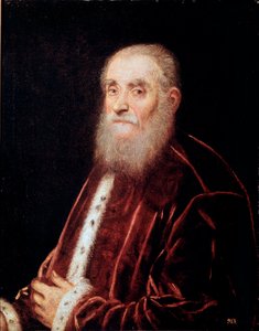 Porträt eines venezianischen Senators von Jacopo Robusti genannt Tintoretto