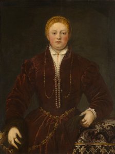 Porträt einer jungen Dame, ca. 1555 von Jacopo Robusti Tintoretto