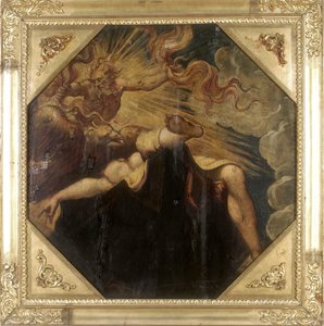 Semele verbrannt durch Jupiter von Jacopo Robusti Tintoretto