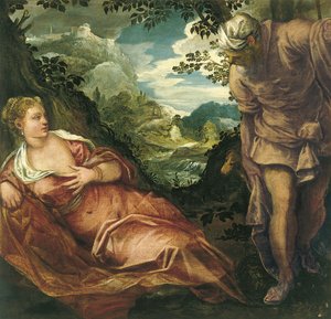 Das Treffen von Juda und Tamar