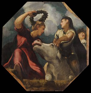 Die Vergewaltigung der Europa, 1541-1542 von Jacopo Robusti Tintoretto