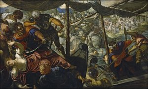 Die Entführung der Helena, 1578 von Jacopo Robusti Tintoretto