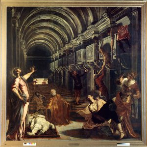 Die Entdeckung des Leichnams des Heiligen Markus von Jacopo Robusti Tintoretto