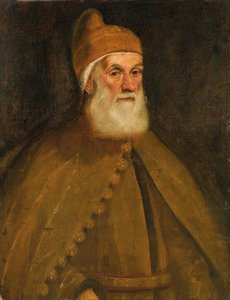 Porträt von Doge Girolamo Priuli, 1550 von Jacopo Tintoretto