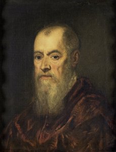 Porträt eines Mannes mit rotem Umhang