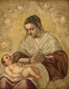 Die Madonna der Sterne, ca. 1575-1585 von Jacopo Tintoretto