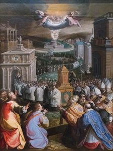 Prozession von St. Gregor dem Großen
