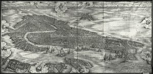 Canale Grande, Karte von Venedig von Jacopo de